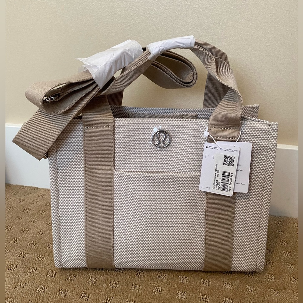 Lululemon Two-Tone Canvas Tote Mini 4.5 L
